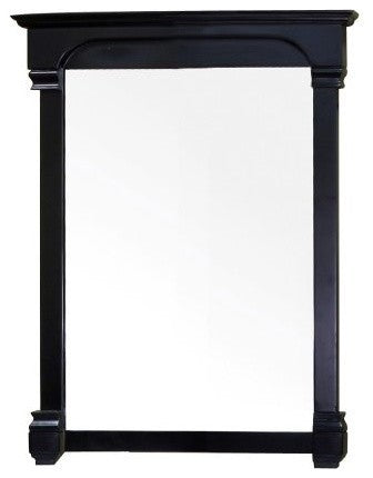 36 In Solid Wood Frame Mirror-Espresso