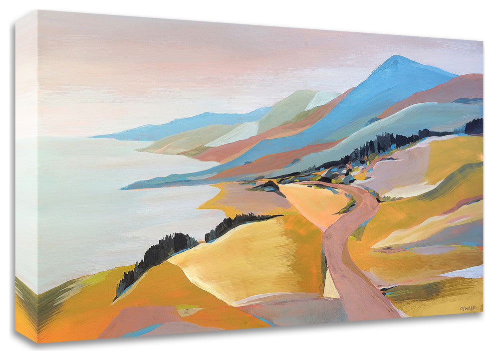 "Monterey to The Sea" by Pete Oswald, Print on Canvas, 32"x24"