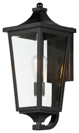 Maxim 40233CL Sutton Place Vivex 19" Tall Outdoor Wall Sconce - Black
