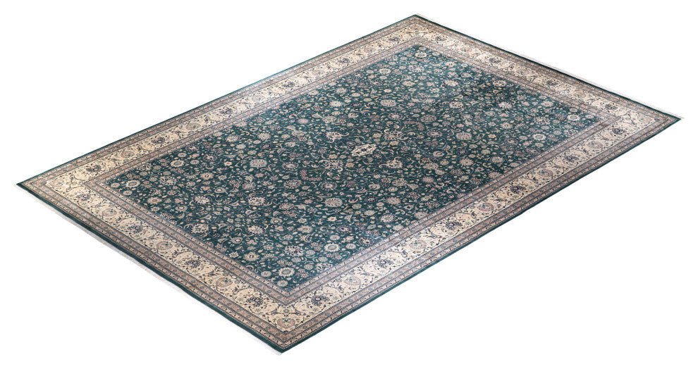 Mogul, One-of-a-Kind Hand-Knotted Area Rug Green, 12' 2" x 17' 10"