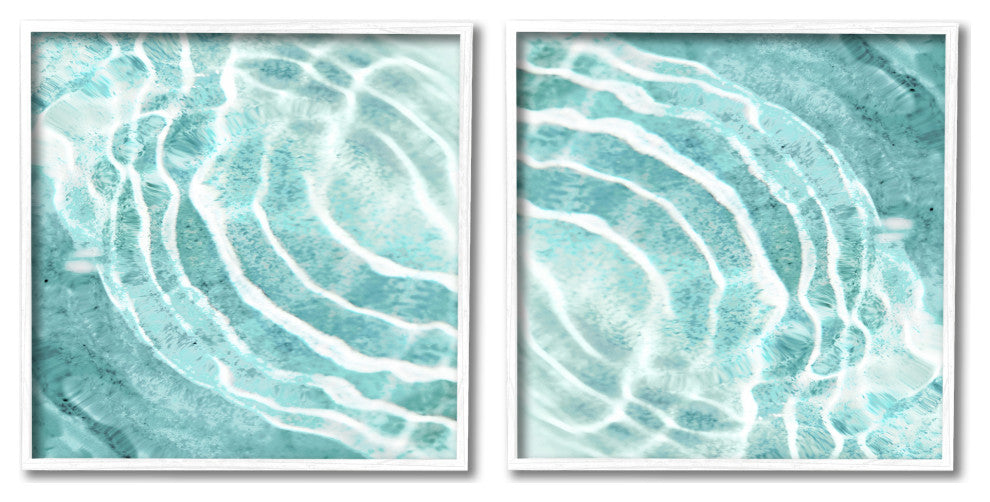 Calm Blue Water Ripples Clear Tropical Lake,12 x 12
