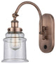 Innovations 918-1W-AC-G184 1-Light Sconce, Antique Copper