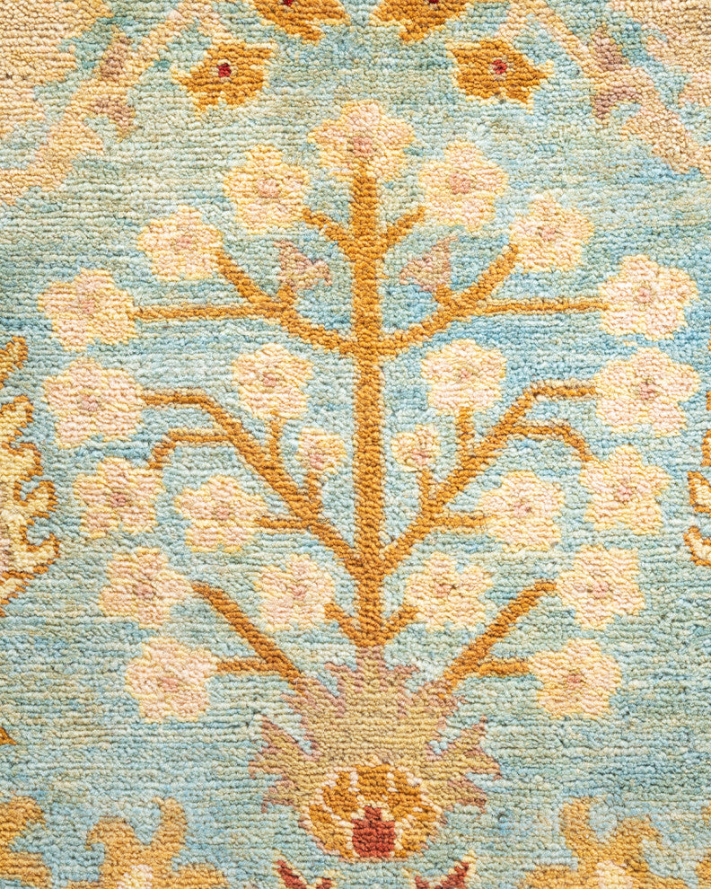 ECLECTIC, Hand Knotted Area Rug 9' 2" X 6' 2"