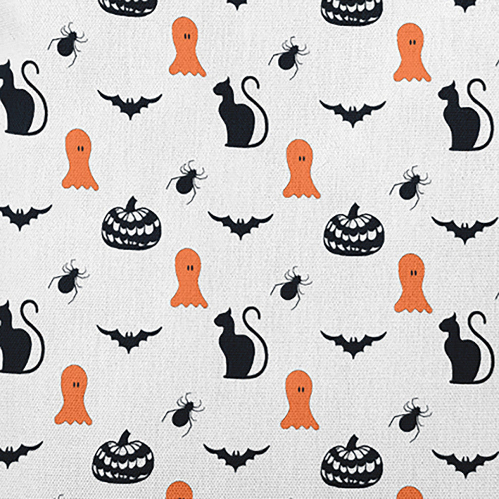 Halloween Critters Accent Pillow, Traditional Orange, 18"x18"