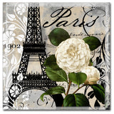 Color Bakery 'Paris Blanc I' Canvas Art, 14"x14"