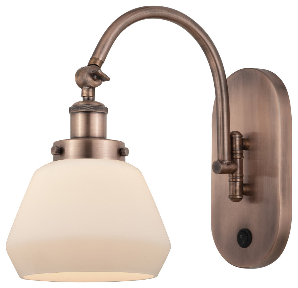 Innovations 918-1W-AC-G171-LED 1-Light Sconce, Antique Copper