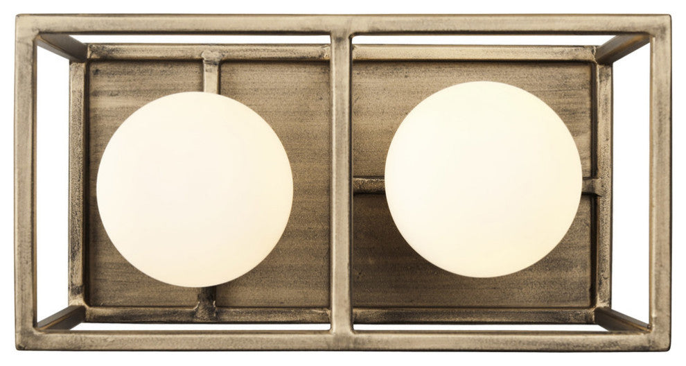 Varaluz Plaza 2-Lt Bath - Havana Gold/Carbon