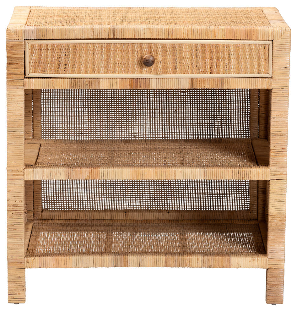 Ruby Mahogany & Rattan Collection, Console Table