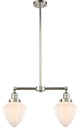 Innovations 209-PN-G661-7-LED 2 Light 24" Island Light, Polished Nickel