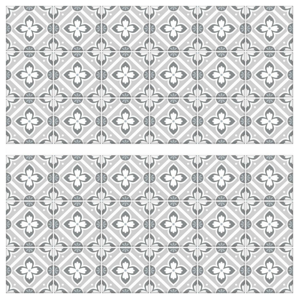 Galway Gray Tile  Giant Wall Decals