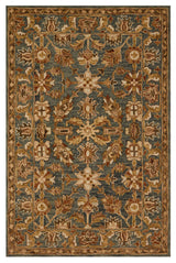 Victoria Rug, Slate / Slate, 7'9"x9'9"