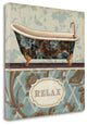 "Bathroom Bliss I" By Lisa Audit, Giclee Print on Gallery Wrap Canvas