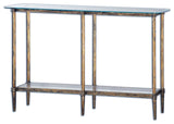 Uttermost 24421 Elenio 33" x 54" Accent Table - Gold Leaf