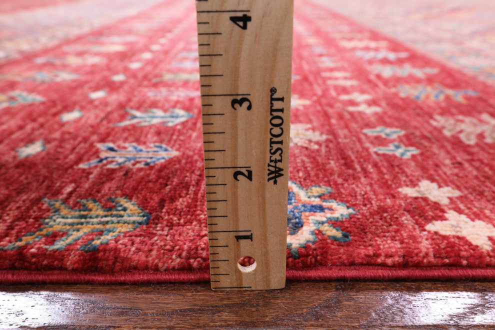 8' 2" X 10' 2" Khorjin Super Kazak Handmade Wool Rug Q5867