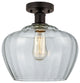 Innovations 616-1F-OB-G92-L Fenton 1 Light Semi-Flush Mount, Oil Rubbed Bronze