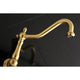 Kingston Brass Wall Mount Tub Faucet, Brushed Brass