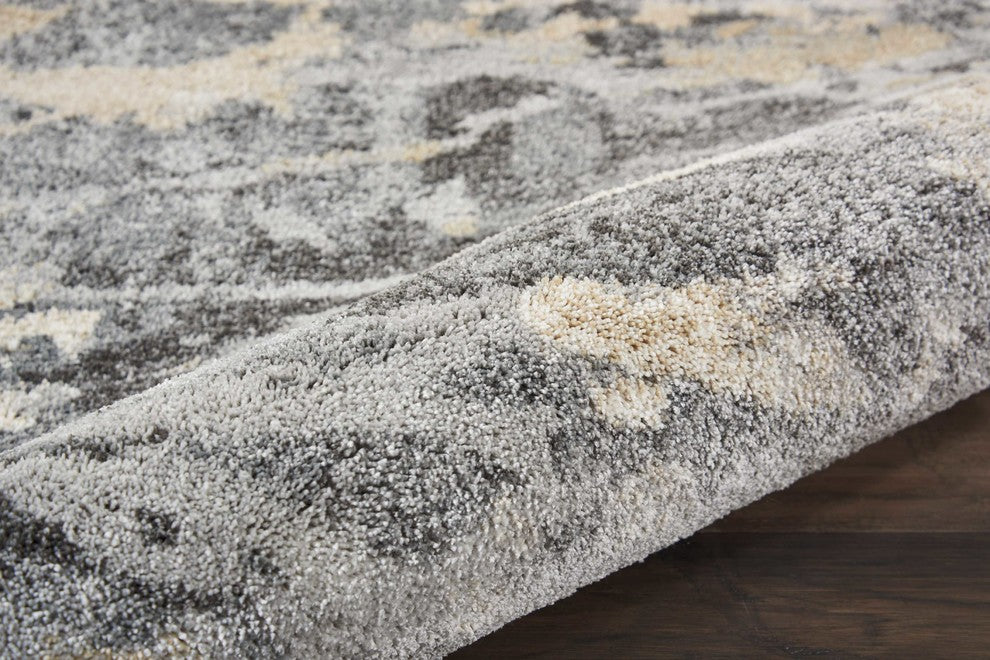 Nourison Fusion Gray Area Rug, 7'10"x10'6"