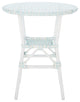 Safavieh California Bistro Table, Baby Blue / White