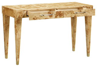 Brandyss Burl Work Desk, Natural