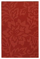 Jaipur Transitional Area Rug, Red, 5'x7'