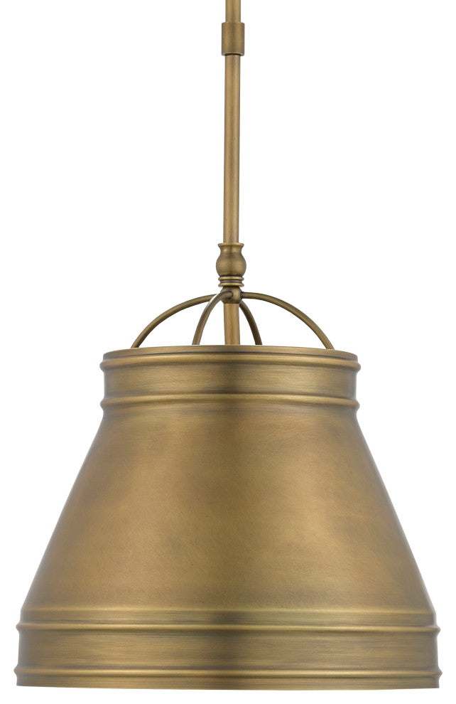 Lumley Brass Pendant