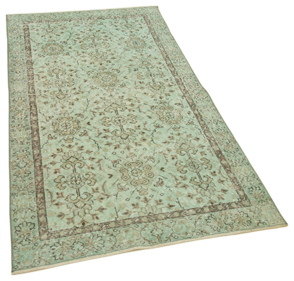 Rug N Carpet - Handwoven Turkish 3' 6" x 6' 6" Over-dyed Small Area Rug