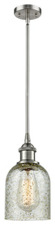 1-Light Caledonia 5" Pendant, Brushed Satin Nickel, Shade: Mica