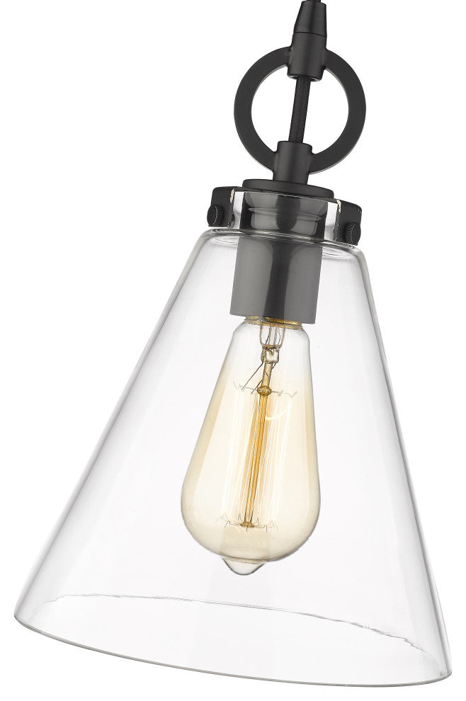 Zlite 3034P8-MB 1-Light Pendant, Clear