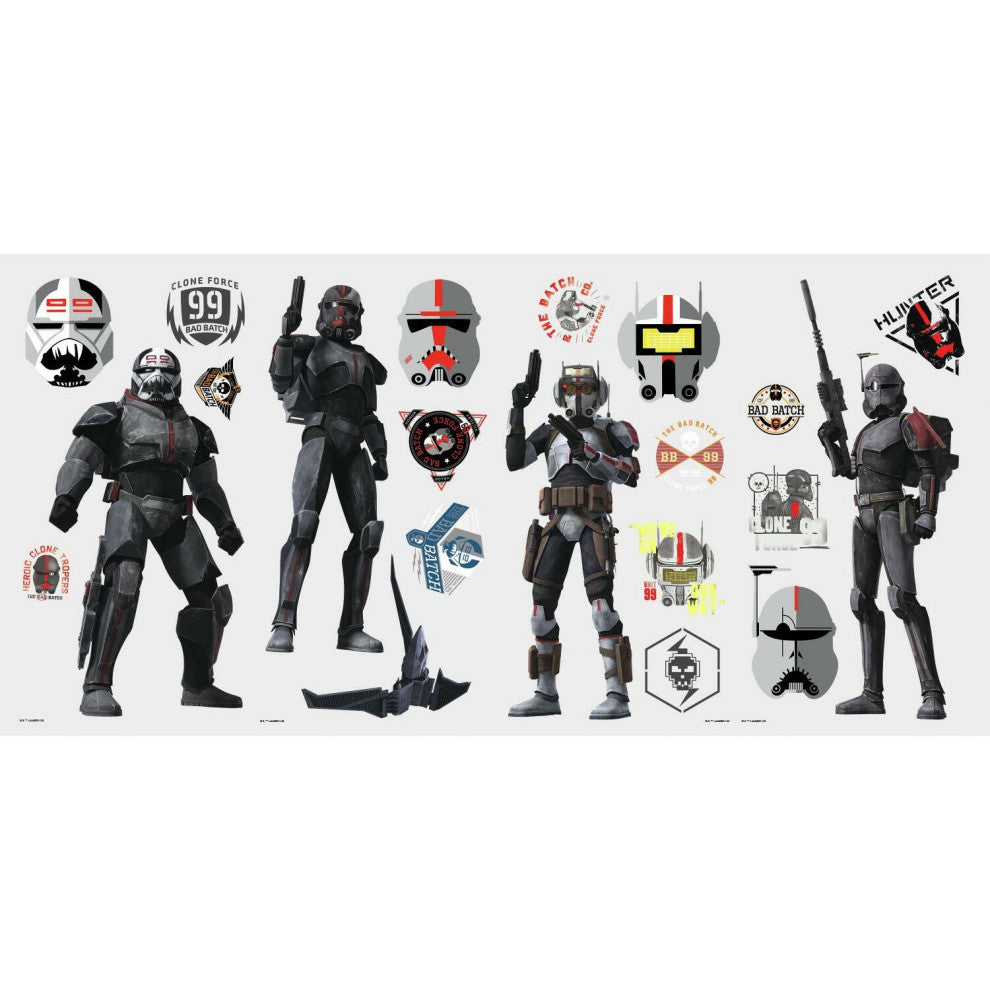 Bad Batch Peel and Stick Wall Decals