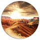 Beautiful View Of Bryce Canyon, African Landscape Round Artwork, 11"