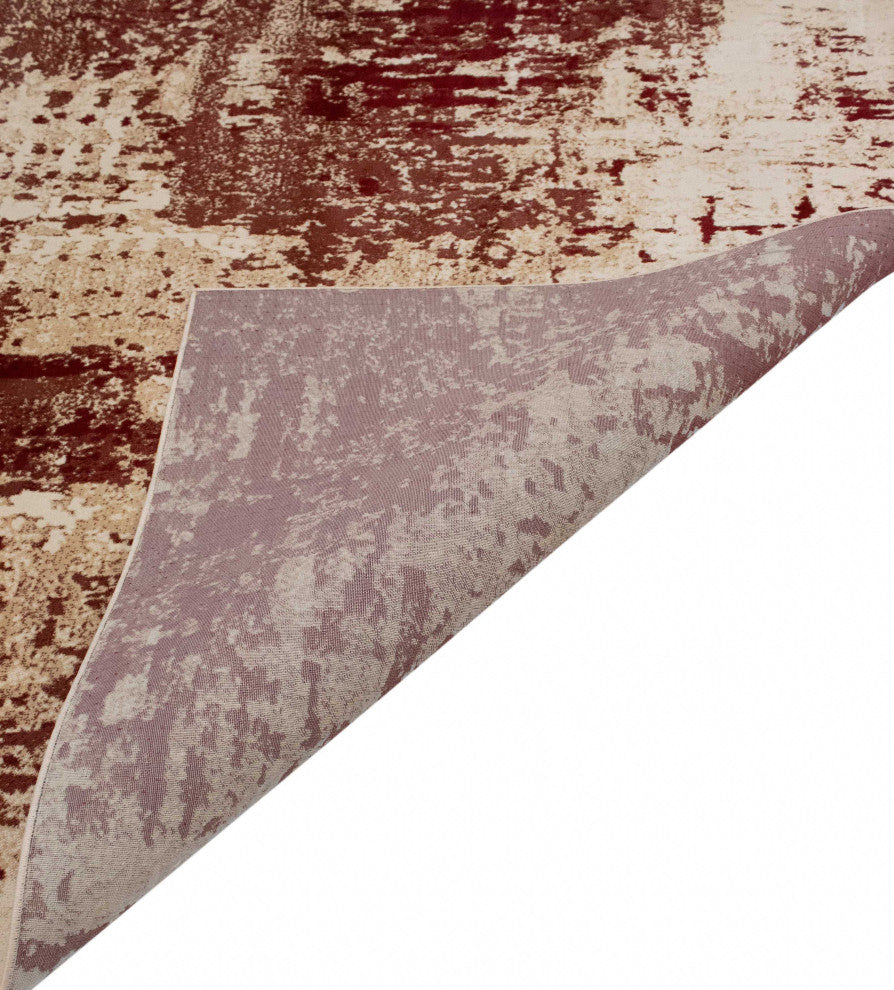 Noori Rug Lagoon Red/Beige Rug, 9'11"x13'11"