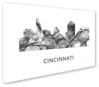 'Cincinnati Ohio Skyline' Canvas Art, 47x30