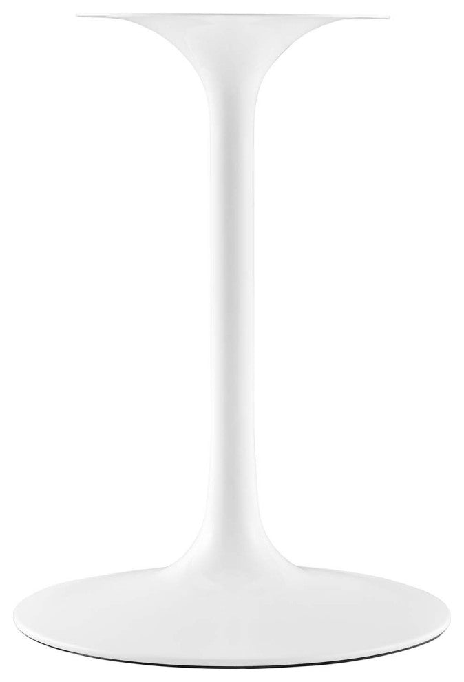 Lippa 28" Round Terrazzo Dining Table, White White