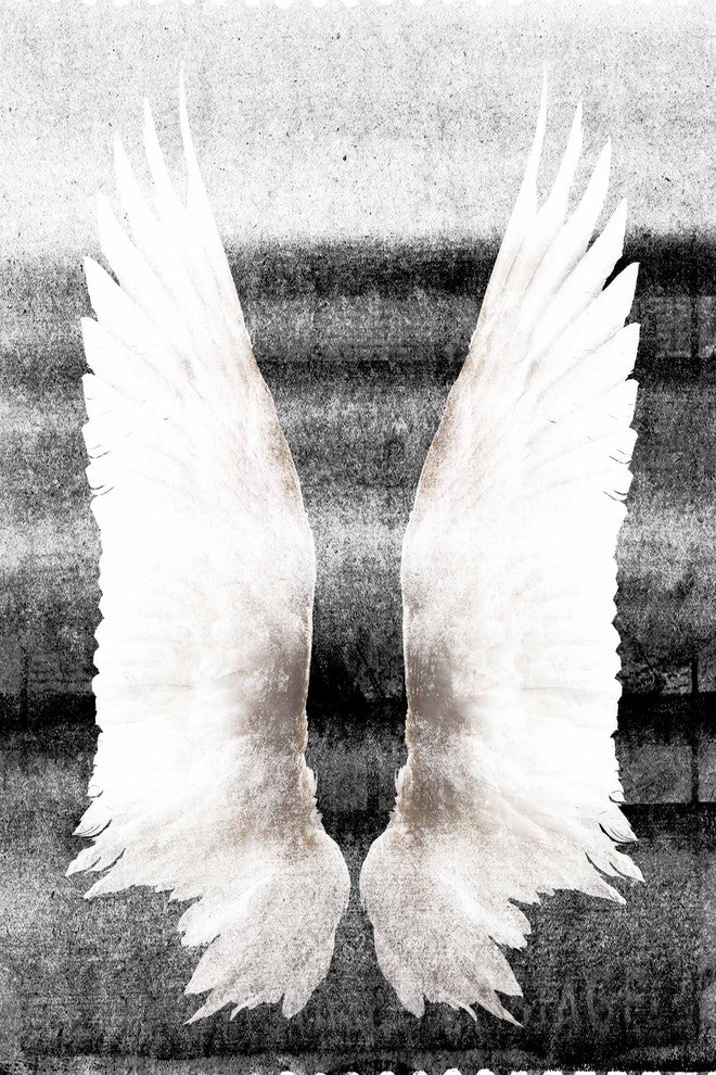 Wings on my Back Print on Canvas, 20x30 cm