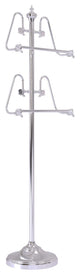 Foor Standing 49" Towel Stand, Polished Chrome