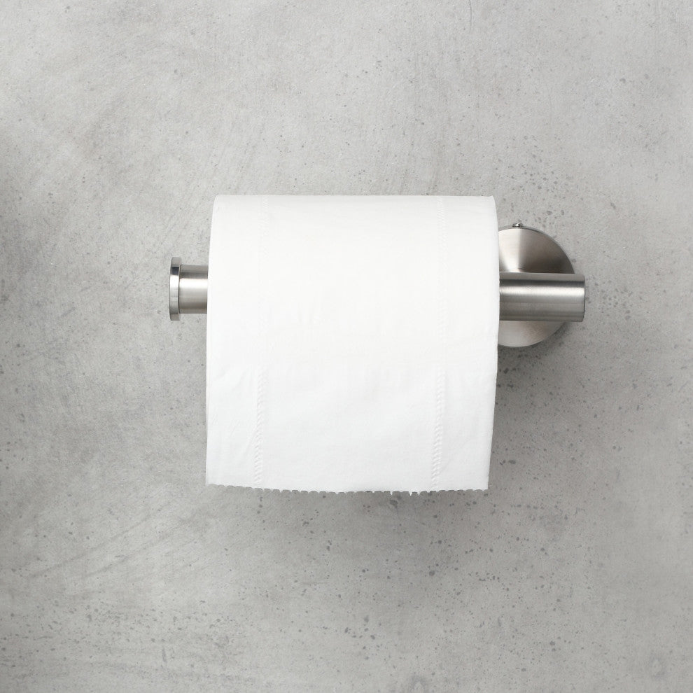 Elizabeth Wall Mounted Toilet Paper Holder in Satin Nickel (Set of 2)