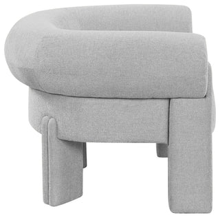 Stefano Upholstered Accent Chair, Grey