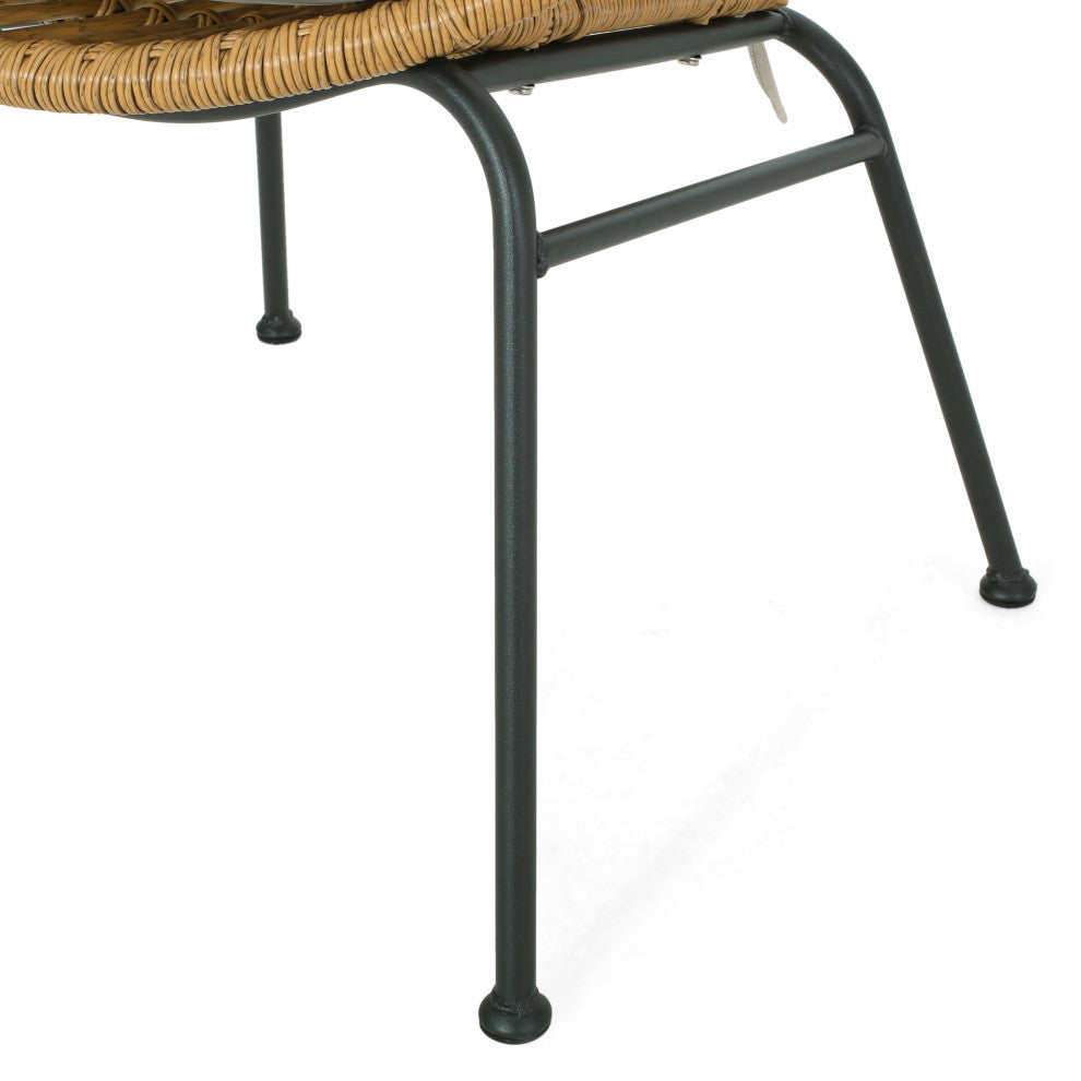 Beulah Faux Wicker Chairs, Set of 2