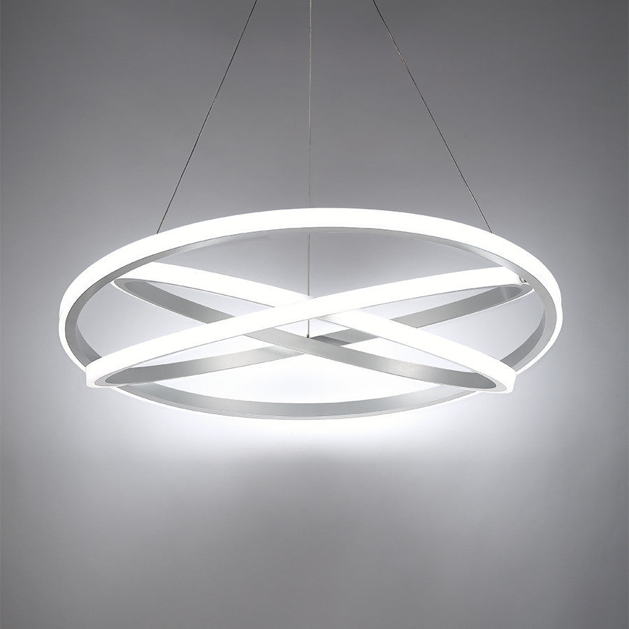 Veloce 36" LED Chandelier 3000K, Titanium