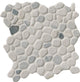 MSI THDW1-SH-PEB 11-7/16" x 11-7/16" Pebble Mosaic Sheet - - Black / White