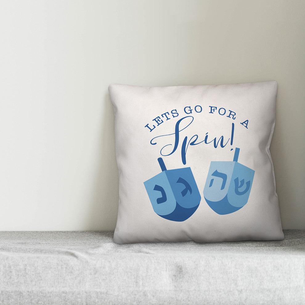 Let's Go for a Spin 20"x20" Throw Pillow Cover
