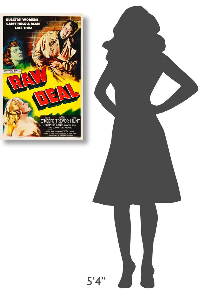 "Raw Deal" Stretched Canvas Giclee by Hollywood Photo Archive, 20x30"