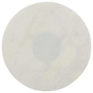 Safavieh Eloblaire Round Accent Table, White Marble/Black