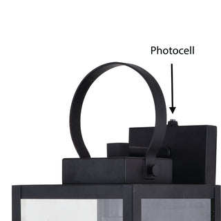 Medinah 7" Outdoor Wall Light Textured Black