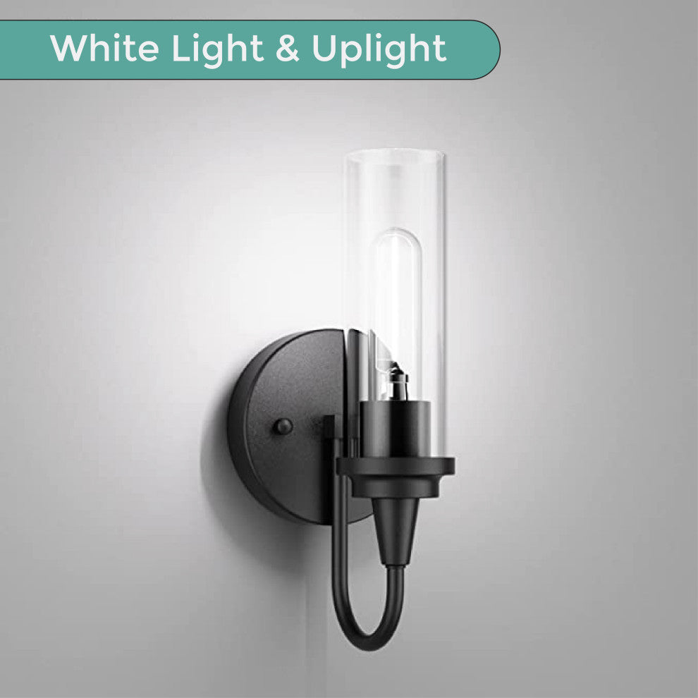 2 light wall lighting Metal matte black decor Modern uplights indoor