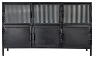 Vitrino 6 Door Iron Console