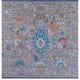 8' Square Turkish Oushak Hand-Knotted Rug - Q15724