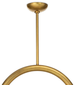 Happy Pendant Small, Brass