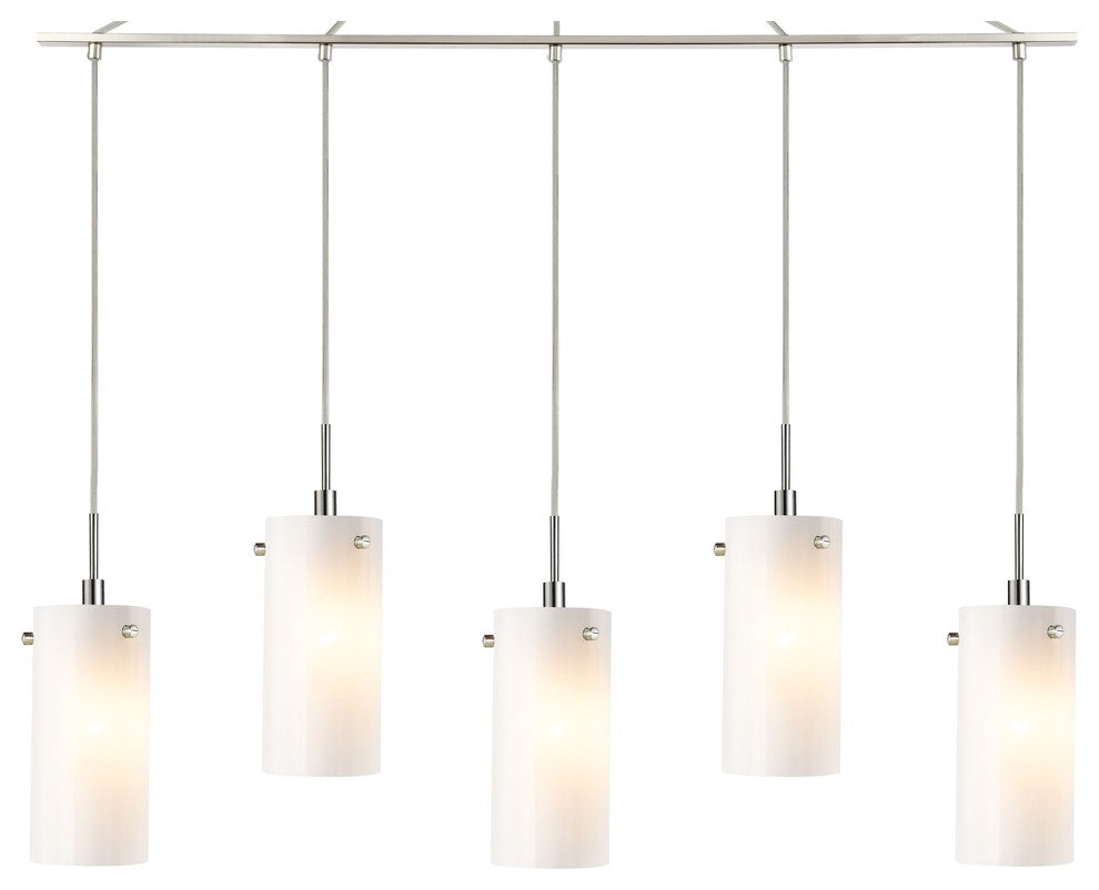 Woodbridge Lighting Tube 5-Light Linear Pendant