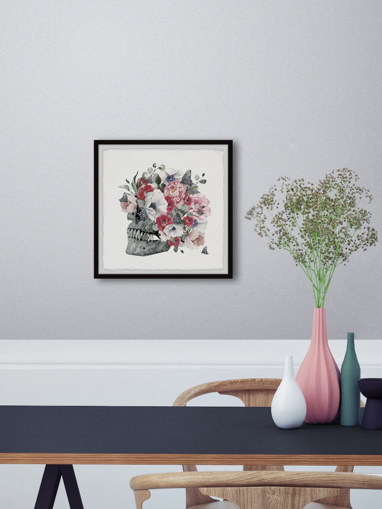 "Find Balance" Framed Painting Print, 12x12